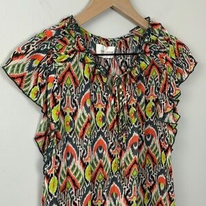 Dear John Ullie Keyhole Top Vivid Tribe Women’s Size Medium